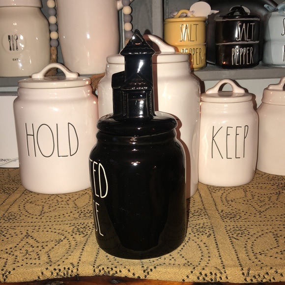 Rae Dunn Holiday Rae Dunn Haunted House Baby Canister With Haunted